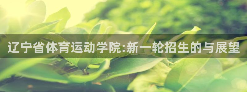 杏悦平台如何：辽宁省体育运动学院:新一轮招生的与展望